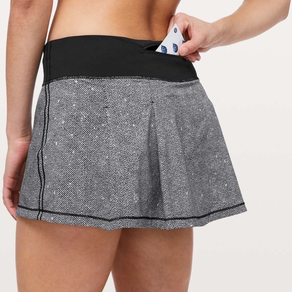 lululemon athletica Dresses & Skirts - Lululemon Pace Rival Skirt Regular Stretch
Dotscape Alpine White Black / Black